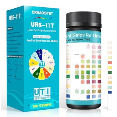 Urine Test Strips, 11-in-1 150 Strips UTI Test Strips, Urine Test Strips for Urinalysis Full Panel at Home, Urinalysis Test Strips for UTI Ketone Kidney & Liver Function for Women Men