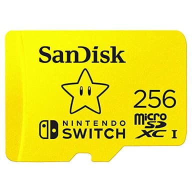 SANDISK 256GB microSDXC-Card, Licensed for Nintendo-Switch - SDSQXAO-256G-GNCZN