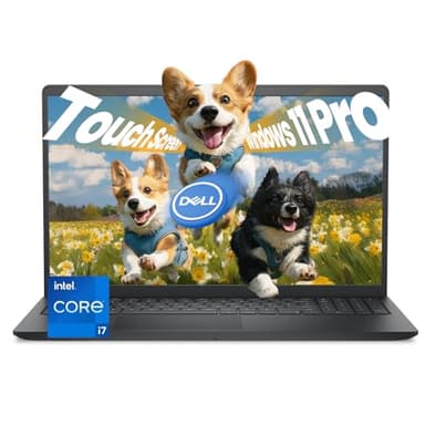 Dell 15 Touchscreen Laptop DC15250 for Business & Student, Intel Core i7-1355u(up to 5.0 GHz), 15.6" FHD IPS, Windows 11 Pro, Copilot AI, WiFi 6 & BT(16GB RAM | 1TB SSD)