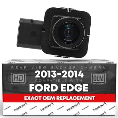 Rear View Backup Camera - Compatible with 2013-2015 Ford Edge - Reverse Park Assist Camera - OEM ET4Z19G490A, DT4Z19G490A, DT4Z19G490B, 590-415