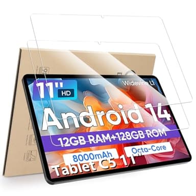 Hianjoo 2-Pack Screen Protector Compatible with COLORROOM Tablet C5 11 inch Tablet, [HD Clarity] [9 Hardness] [Anti-Scratch] Tempered Glass