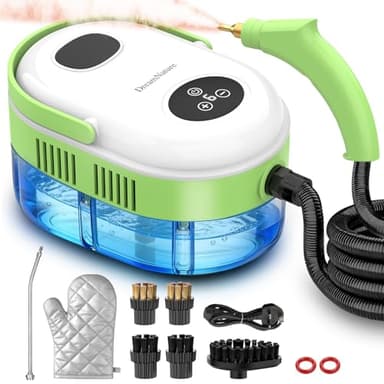 10-in-1 Steam Cleaner for Home, High Temperature & High Pressure, Steamer for Cleaning with 10s Fast Heating, Handheld Steam Cleaner with 37.19OZ Large Tank for Floor, Home, Furniture, Carpet and Car