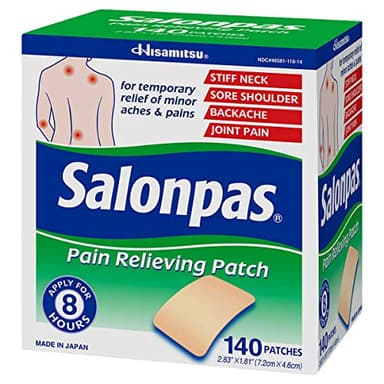 Salonpas Pain Relieving Patch, 140 Patches (2 Pack)