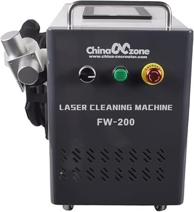 200W Pulsed Laser Cleaning Machine For Wood/Metal Rust/Oil/Paint Removal No Damage Base Material