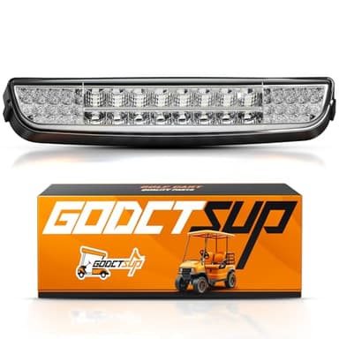 GODCTSUP EZGO LED Headlight Bar for TXT 1996-2013 Gas and Electric Carts, 12V Golf Cart Headlight Bar with 3-pin plug, Super Bright 12V Street Legal LED Head light (without Mounting Bracket)