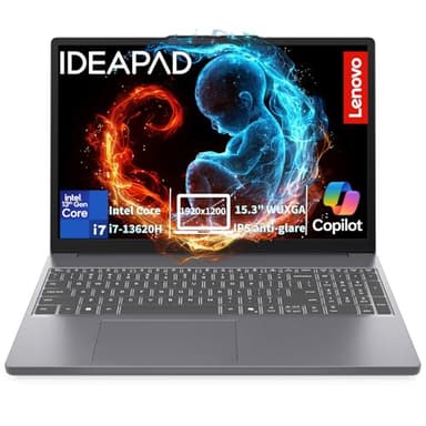 Lenovo 2026 Premium Laptop, Intel Core i7-13620H (Beat i7-1355U), 16GB DDR5, 512GB SSD, 15" FHD+ Copilot AI PC, Windows 11 – for Power Business Multitasker