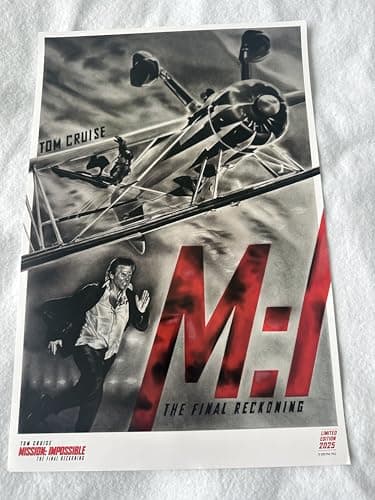 MISSION IMPOSSIBLE THE FINAL RECKONING - 12"x18" Original Promo Movie Poster 2025 LE