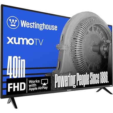 Westinghouse 40-inch Smart TV, FHD 1080P Xumo TV w/Voice Remote, Flat Screen Television w/Dolby Atmos, Bluetooth, Apple AirPlay, Wi-Fi & Mobile Connectivity