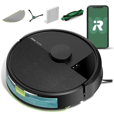iRobot Roomba 105 Combo Robot Vacuum & Mop - Easy to use, Intense Power-Lifting Suction, LiDAR Navigation, Multiple Cleaning Modes, Avoids Mopping Carpets, Self-Charging