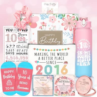 10 Year Old Girl Birthday Gift for 10 Years Old Girls Gifts Trendy Stuff Happy 10th Birthday Gifts for Girls Popular Ten Year Olds Girl Gift Ideas Cute Double Digits Decorations Presents Accessories