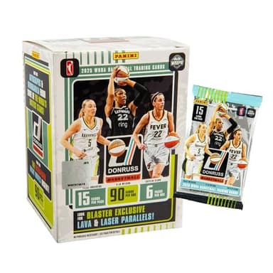 2024–25 Panini Donruss WNBA Basketball Blaster Box – Official Trading Cards – Includes Rookie Cards, Inserts & Parallels – Sealed Retail Box