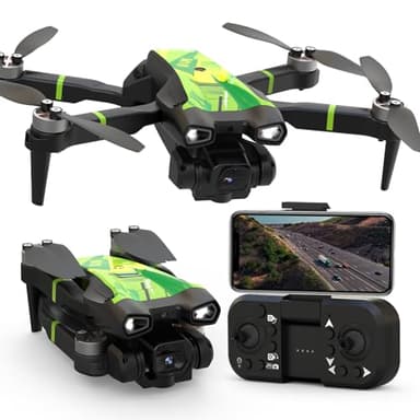 M18 Drone with 4K Camera for Adults Beginners,Brushless Motor,Headless Mode, 3D Flip,3 Speed Modes,Optical Flow Positioning,Easy to Fly,Foldable Mini Drone,RC Quadcopter,Gifts