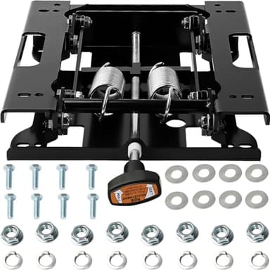 ATVMaster Seat Suspension Kit Compatible With Zero Turn Lawn Mower Tractor John Deere, Hustler, Z TRAK, Kubota, Exmark, Low Profile Lawnmower Suspension ‎Replace TS-LOPRO