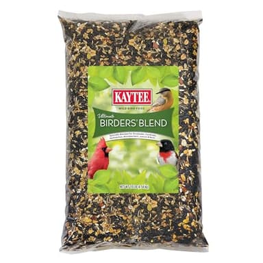 Kaytee Ultimate Birder's Blend Food, Wild Bird Seed For Grosbeaks, Cardinals, Nuthatches, Woodpeckers & More Outside Feeders, 10 Pound