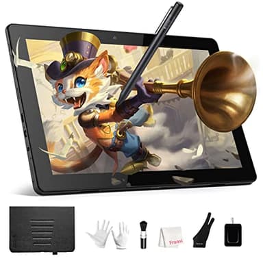 Frunsi RubensTab T11 Pro standalone Drawing Tablet No Computer Needed,10.1 inch FHD Display,Octa-Core CPU,Pre-Installed Drawing Apps & Tutorials,More Bonus Items for Beginners, Artists, Students