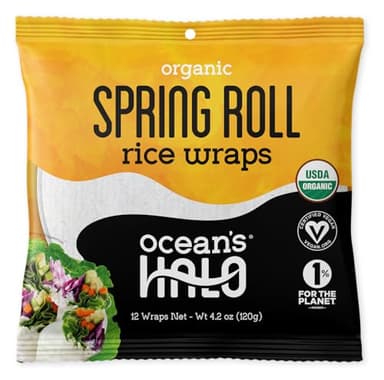Ocean's Halo Organic Spring Roll Rice Wraps, 4.2 oz