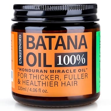 Batana Oil for Hair Growth Dr Sebi, 100% Raw Organic Batana Hair Mask from Honduras, Wild Growth Hair Oil, Scalp Oil Promotes Hair Thickness, Prevents Loss for Men & Women, 4.06 fl oz