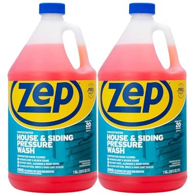 Zep House and Siding Pressure Wash Cleaner Concentrate - 1 Gallon (Case of 2) ZUVWS128 - Construction Grade Formula