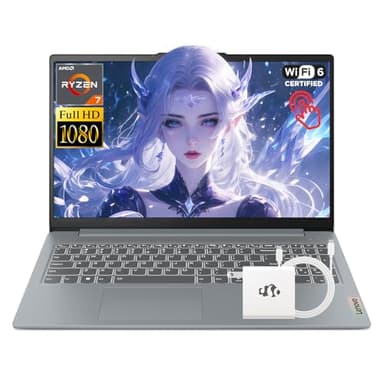 Lenovo IdeaPad Slim 3 15.6" FHD Touchscreen Laptop, 16GB RAM 1TB SSD, AMD Ryzen 7 5825U(8-Core up to 4.50 GHz), Laptop for Business-Home& Gaming with Privacy Webcam, Numeric Keypad, Wi-Fi 6, Win 11