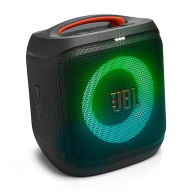 JBL PartyBox Encore Essential 2 - Portable Battery-Powered Party Speaker with AI Sound Boost, Up to 15 Hours of Play time, IPX4 Splash Proof, and Multi-Speaker Connection by Auracast (Black)