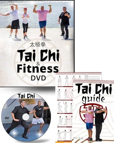 Tai chi DVD for beginners and seniors + Tai chi fit workouts. Qi gong, Balance, Strength, Stretching, Cardio, Breathing & more. Step by step instruction Tai chi exercises for seniors & beginner tai