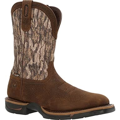 Rocky Men's Long Range Western Boot, Mossy Oak Bottom Land, 11