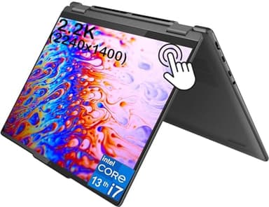 Lenovo Yoga 7i 2-in-1 Laptop, 14" 2.2K IPS Touchscreen, 13th Intel 10-Core i7-1355U Processor, 16GB RAM, 1TB SSD, Intel Iris Xe Graphics, Backlit Keyboard, Wi-Fi 6E, Win11 Home (Renewed)