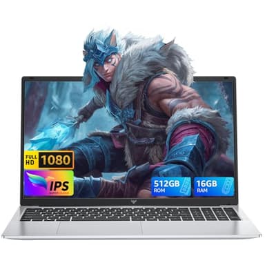 ACEMAGIC 17.3" Laptop with Quad Core-12th Alder Lake N97 Processor, FHD Display, 16GB RAM 512GB SSD Laptop, Windows 11 Laptops Computer, Webcam, Light&Thin, Metal Shell, HDMI, Type-C, USB3.2