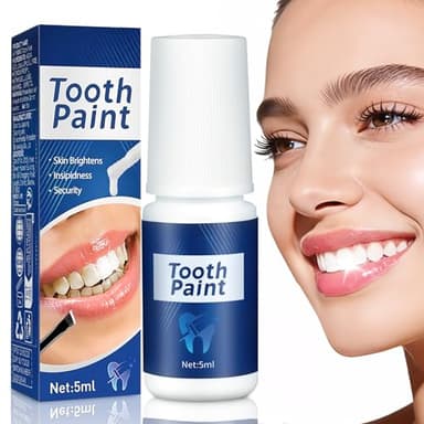 Tooth Paint, Instant Teeth Whitening Paint, Simple and Easy to Use, Provides Quick and Long-Lasting Whitening Results, Helping You Regain a Confident Smile