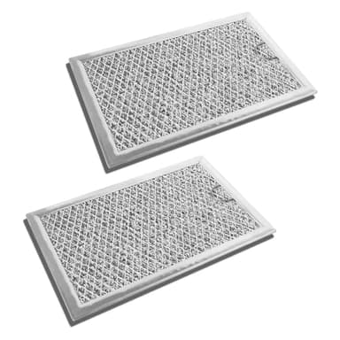 2PCS Microwave Grease Filter Replacement for GE JVM7195SK6SS,PNM9216SK5SS, JVM7195EK5ES,JNM7196DK5BB, JVM7195DK5WW,JNM7196SK6SS, Microwave Oven Grease Filter for Efficient Filtration