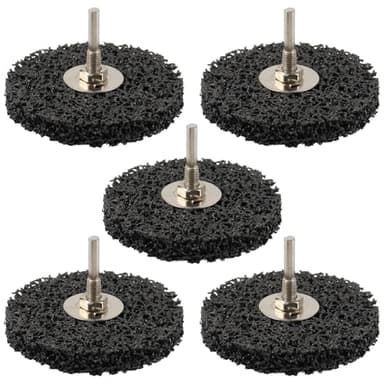 ZORUNNA Paint Stripper Wood, 5PCS Effective Paint Remover for Metal, 4 in Quick Change Paint Eater as Rotary Disc or as a Brush (on face), for Grinding Wood, Metal, Plastic and Fiberglass.