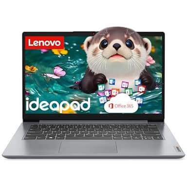 Lenovo 2026 Student Laptop with Microsoft 365, 8GB RAM, 128GB Storage + 500GB Ext HDD, Intel Dual Core, WiFi, Ultra-Light, Long Battery Life, Windows 11 S, Essential IdeaPad for Home & School