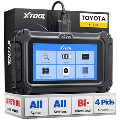 XTOOL IP500 for Toyota OBD2 Scanner, Full Systems Bi-Directional Scan Tool for Toyota/Lexus/Scion with Multi-in-One Live Data Graph, All Reset Services-(Injector Coding/EPB/ABS), Lifetime Free Update