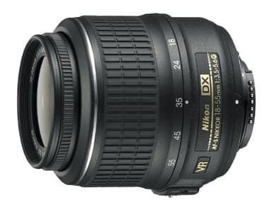 Nikon AF-S DX NIKKOR 18-55mm f/3.5-5.6G Vibration Reduction Zoom Lens with Auto Focus for Nikon DSLR Cameras (Renewed)