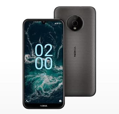 Nokia C200 Unlocked Cell Phone, 32GB Storage, Meteor Black