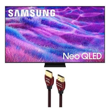 Samsung QN75QN80FAFXZA 75 Inch Neo QLED QN80F Series Supreme UHD 4K TV with a WireLogic Ruby 8ft Ultra High Speed 4K-8K-10K HDMI Cable (2025)