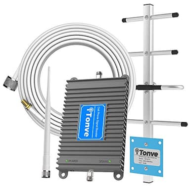 Cell Phone Booster for Verizon | Up to 3,000 Sq Ft | Boost 4G LTE 5G Signal on Band 13 | Verizon Cell Phone Signal Booster with High Gain Antennas Cell Phone Booster for Home