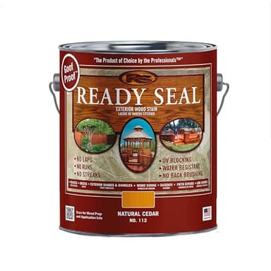 Ready Seal Exterior Wood Stain and Sealer - Natural Cedar, 1 Gallon, Model# 112