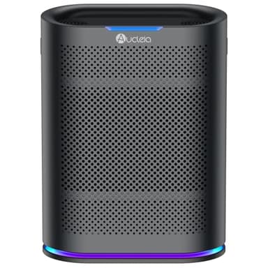 Air Purifiers for Home Large Room Cover 2,100 Ft²,Home Air Purifier with Air Quality Monitor & Aromatherapy,Auto H13 Air Purifier Removes Pets Hair Dust Smoke Odor,with 7 Colors Light(Black)