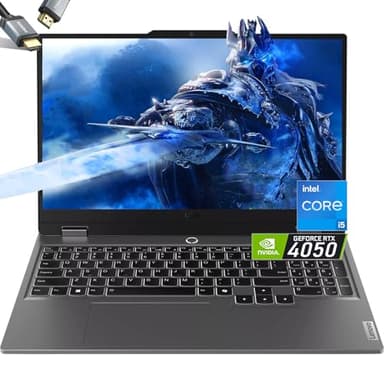 Lenovo LOQ 15 Gaming Laptop - RTX 4050 - Intel Core i5-12450HX Beat AMD Ryzen 7 4800H -15.6" FHD 144Hz - 32GB RAM| 1TB SSD -Backlit Keyboard - Creator Gamer PC Video Editing -Windows 11