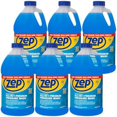 ZEP All-In-One Pressure Wash - 64 OZ (Case of 6) ZUPPWC64 - Tackle Dirt, Grease, Oil, Grime, Road Film, Mold or Mildew Stains