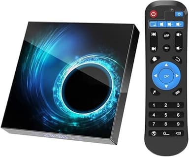 Android tv Box 10.0, H616 Quad-core 4GB RAM 32GB ROM,Support 6K,3D,2.4G/5.0GHz Dual WiFi,10/100M Ethernet,Bluetooth 5.0,HDMI 2.0,H.265 Media Player