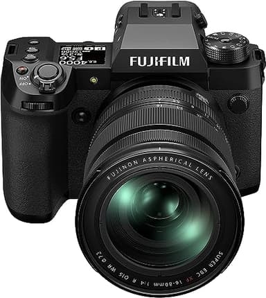 Fujfilm X-H2 Mirrorless Digital Camera XF16-80mm Lens Kit - Black (Renewed)