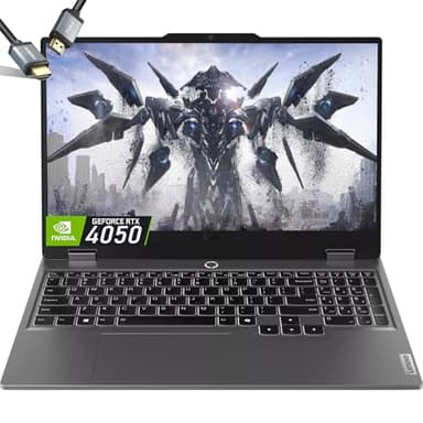 Lenovo LOQ 15 Gaming Laptop - RTX 4050 - Intel Core i5-12450HX Beat AMD Ryzen 7 4800H - 32GB RAM| 1TB SSD -15.6" FHD Display 144Hz - Backlit Keyboard - Windows 11 - Portatil Gamer PC