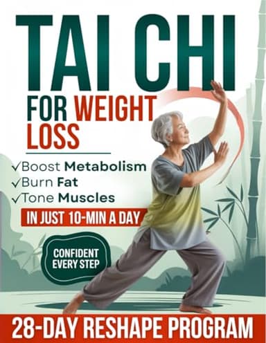 Tai Chi for Weight Loss: A Complete 28-Day ReShape Program to Transform Your Body, Reclaim Balance, Build Strength and Feel More Energized—Easy 10-Minute Daily Exercises for All Levels