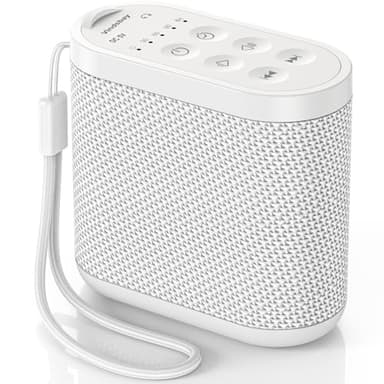 Portable Travel Sound Machine for Adults, Baby Sleeping : Super Long-Lasting & Rechargeable Battery, Headphone Jack, 21 Sounds - White Noise Machine for Office Privacy & Noise Canceling, Home, Gift