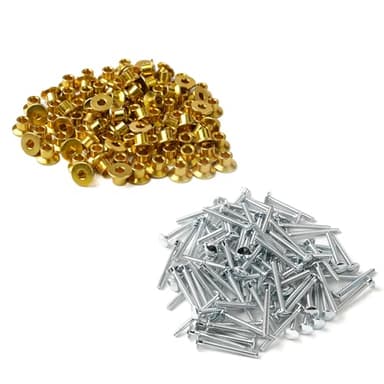 Camotokiit for Peterbilt 379 Huck and Collars -3/16" Medium Flange Collars Replace MGP98T-R6-10G,MGCS-R6U-Pack of 100