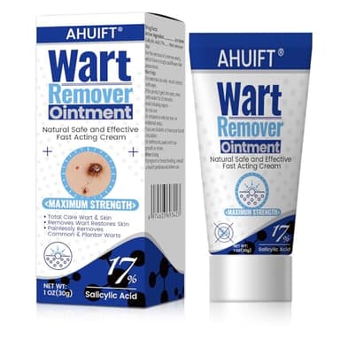 Fast Action Wart Remover Ointment Maximum Strength Cream with Salicylic Acid - Fast-Acting Wart Cream Freeze Off Designed for Warts XK04