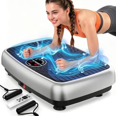 Vibration Plate Exercise Machine, 2026 EvoSpark Dual Motor Vibration Plate for Lymphatic Drainage, Whole Body Vibration Plates for Weight Loss, 450 Lbs Capacity Shake Fitness Platform