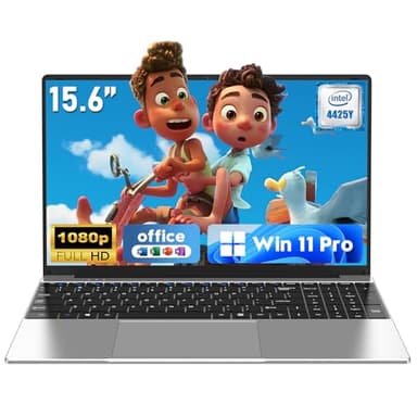 NAIKLULU Laptop Computer, Win 11 Pro Lap Top 2026, 15.6 Inch Laptop, 8GB RAM 256GB SSD, 4425Y Processor, IPS FHD 1920 * 1080P, 2-Year Warranty, 5000mAh Battery, Mini HDMI, for School Business Student